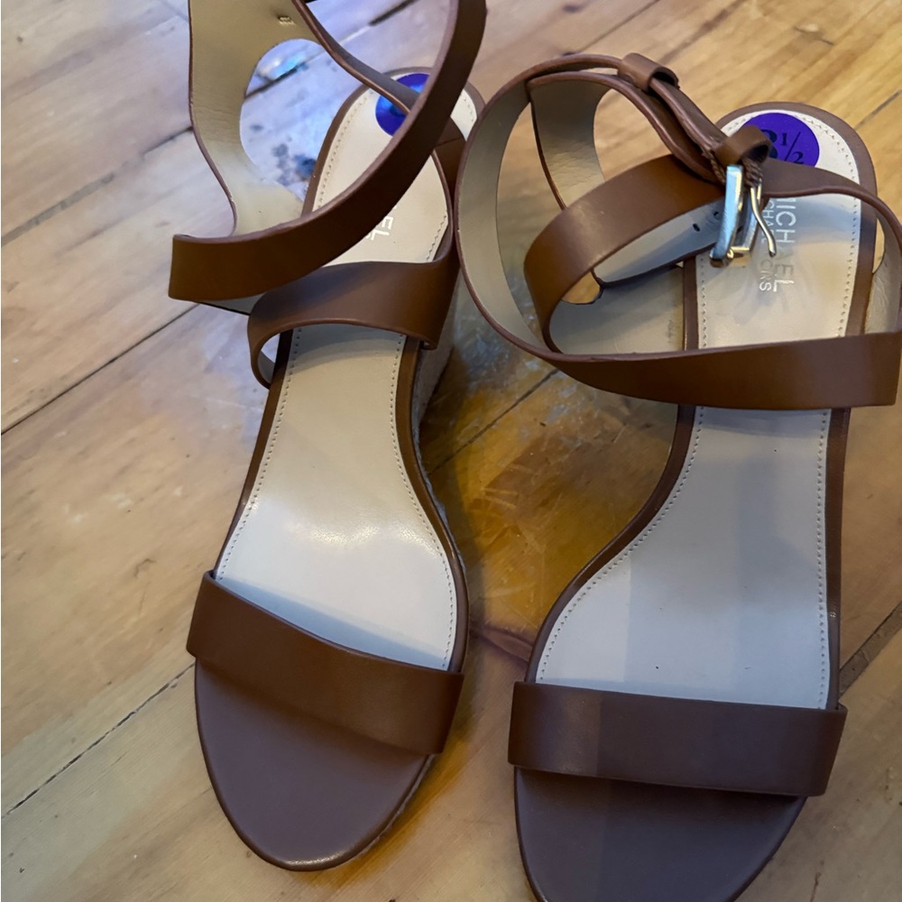 Michael Kors Brown Wedges